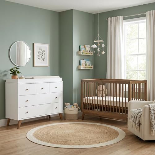 dadada Harmony Crib & Dresser Set Nursery Furniture Combo by dadada