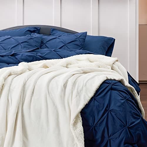 Bedsure GentleSoft Sherpa Fleece Blanket Queen Size - Image 4