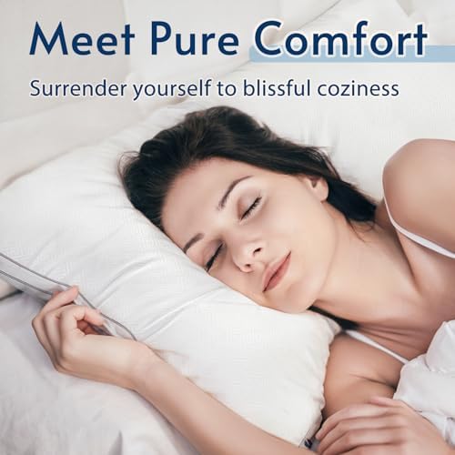 viewstar King Size Pillows Set of 2, Firm Support - Image 2