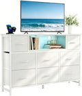 DUMOS LED Entertainment Center, TV Stand Dresser by DumosLifestyle