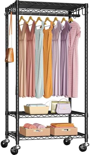 Rolling Clothes Rack, Clothing Racks by FUTASSI