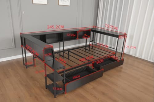 Bellemave Full Corner Bed Frame - Image 2