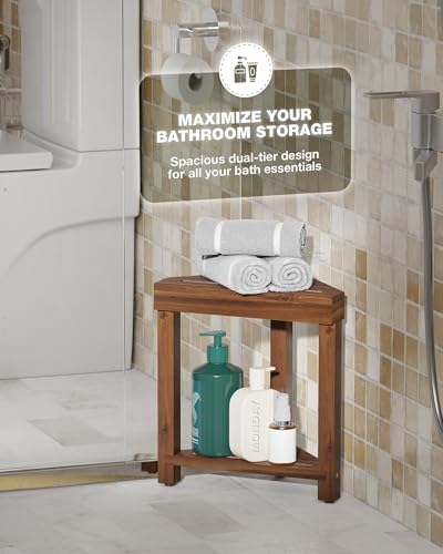 BLUEWEST 16.4 Inch Shower Foot Stool - Image 4