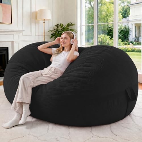 4FT Bean Bag Chair 4'Big Bean Bag Chairs by HABUTWAYMakeYourLifeComfortable