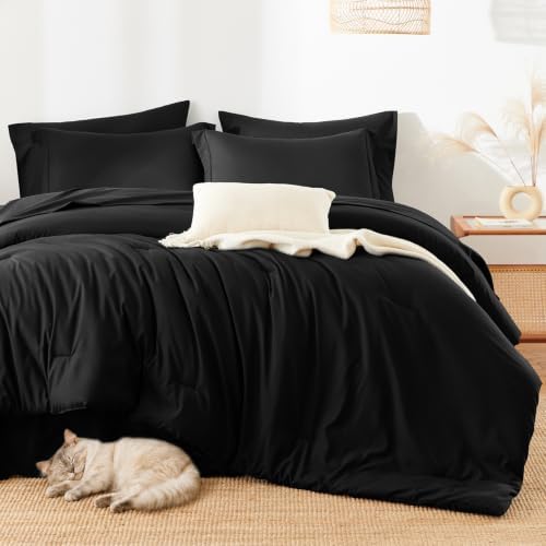 HIMEET King Comforter Set, 7-Piece Point-Quilted Bed in a Bag - Image 6