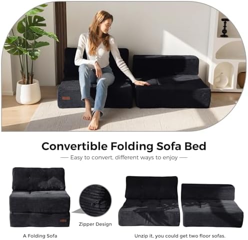 MAXYOYO Folding Sofa Bed, Convertible Chair Bed - Image 6