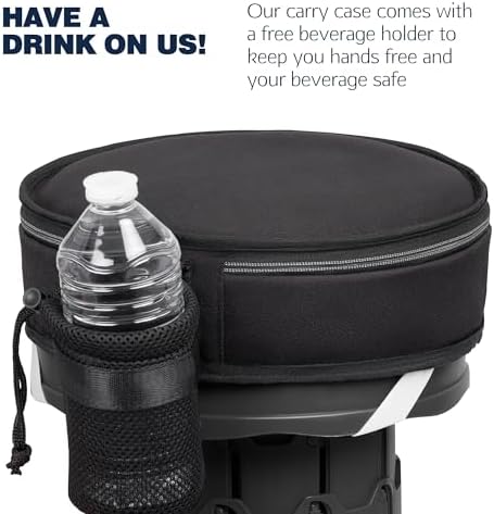3-in-1 Cushion Carry Case for Round Telescopic Stools, Collapsible Stool Chair - Image 3
