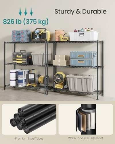 SONGMICS 3-Tier Bathroom Shelf, Storage Rack - Image 4