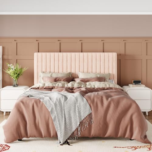 Allewie Queen Bed Frame, Upholstered Platform Bed - Image 3