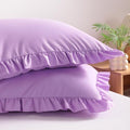 BEDSUM King Ruffled Pillow Shams by BEDSUM