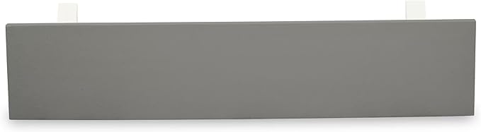 East West Furniture V097EL207-6 6 Piece Dining Room Table Set Contains a Rectangle Kitchen Table with V-Legs and 4 Gray Linen Fabric Parson Chairs with a Bench, 40x72 Inch, Multi-Color