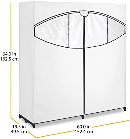 Whitmor 60-inch Extra-Wide Clothes Closet, 60” - Image 6