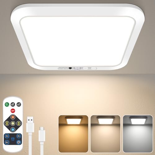 Rechargeable Motion Sensor Ceiling Light, Battery Operated Closet Light by TheBairthTheBest