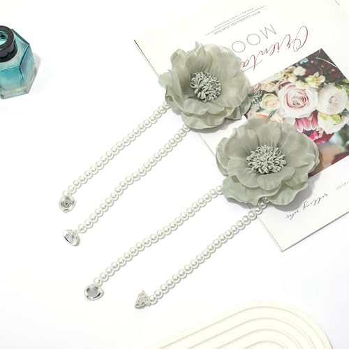 SUQ I OME Pearl Flower Magnetic Curtain Tieback - Image 3