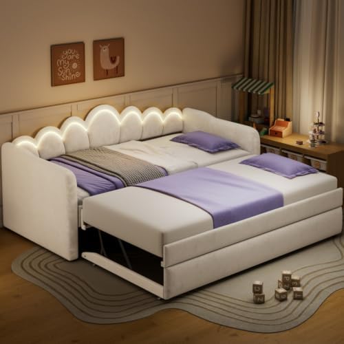 Twin XL Size Upholstered Daybed by SNMOFIHOME