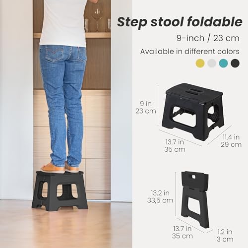 Vigar Compact Folding Step Stool, 9 in - Image 2