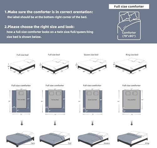 Litanika Full Size Comforter Set, 3 Pieces Tufted Boho Bedding Set - Image 7