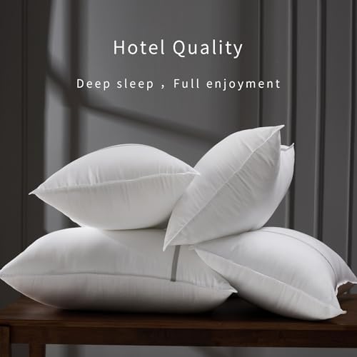Bed Pillows Standard Size Set of 2, Medium Firm Hotel Pillows - Image 5