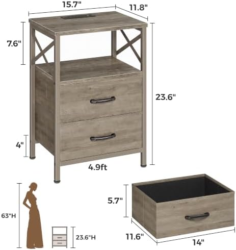 Huuger Nightstand Set of 2 - Image 3