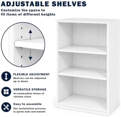 3-Tier Bookcase, 71 Inches - Image 6