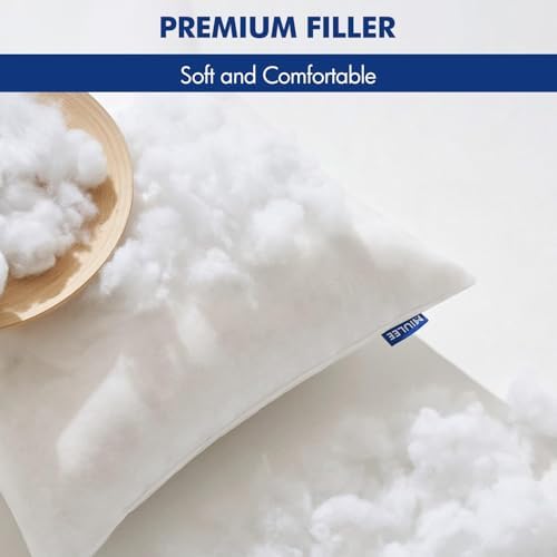 MIULEE Pillow Insert 12x12 Inch Decorative Square Throw Pillow Inserts - Image 2