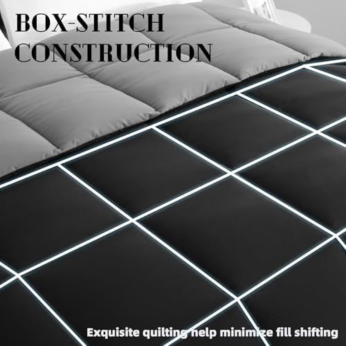 DOWNCOOL Comforter King Size, Reversible Duvet Insert - Image 4