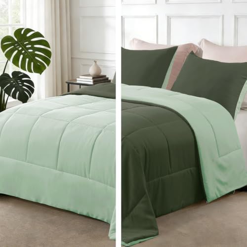 Exclusivo Mezcla Reversible Soft King Comforter Set, 3 Pieces by ExclusivoMezcla