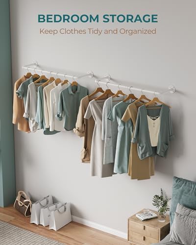 OROPY 38.4" Industrial Pipe Clothes Rack Wall Mounted, Heavy Duty, 2 Pack - Image 6