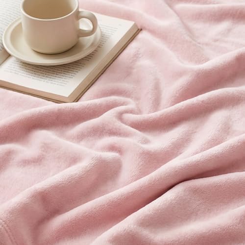 Bedsure GentleSoft Pink Throw Blanket - Image 5
