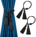 2 Pack Curtain Tiebacks with Tassel, Decorative Curtain Holdback by HedongHexi