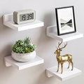 Fixwal Small Floating Shelves for Wall Decor by Fixwal