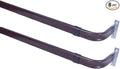 Blu-Pier Tech Heavy Duty Single Rod, Lock Seam Curtain Rod 18 to 28-Inch by Blu-Pier+Tech