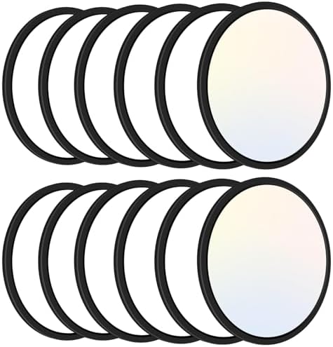 zemty 12Pack 12 Inch LED Flush Mount Ceiling Light, Super Slim 28W 3200lm LED by ZemtyCeilinglight