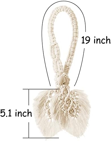 2 Pack Boho Curtain Tiebacks - Image 2