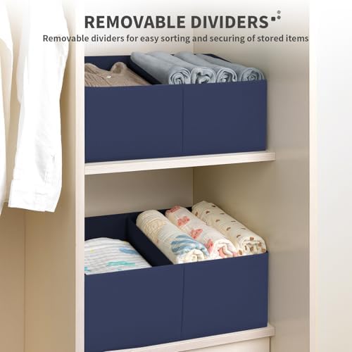 DIMJ Large Closet Shelf Organizer Bins 6 Packs - Image 3