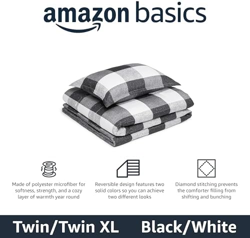 Amazon Basics Lightweight Microfiber Comforter Set, Twin/Twin XL - Image 2