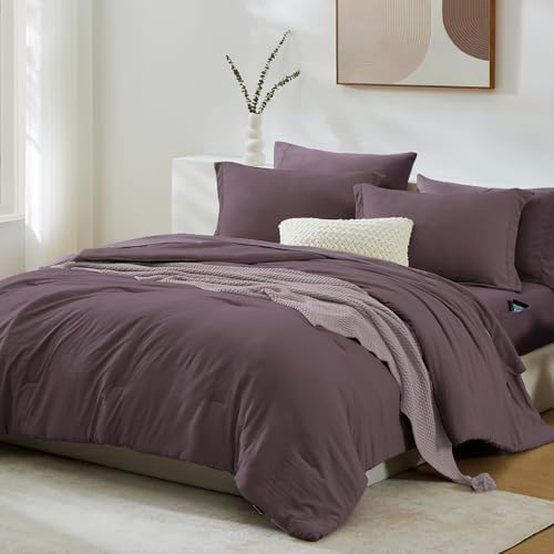 Full Size Comforter Sets-7 Pieces Ultra Soft Bed in a Bag Full Bedding Sets - Image 2