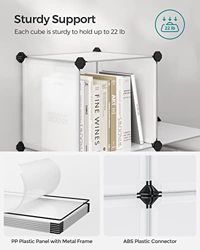 SONGMICS 6 Cube Storage Organizer, DIY Closet Shelf - Image 5