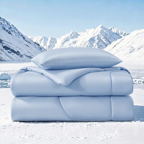 Quataly Cooling Comforter Set Twin Size Breathable Comforter by Enjoylifetogether