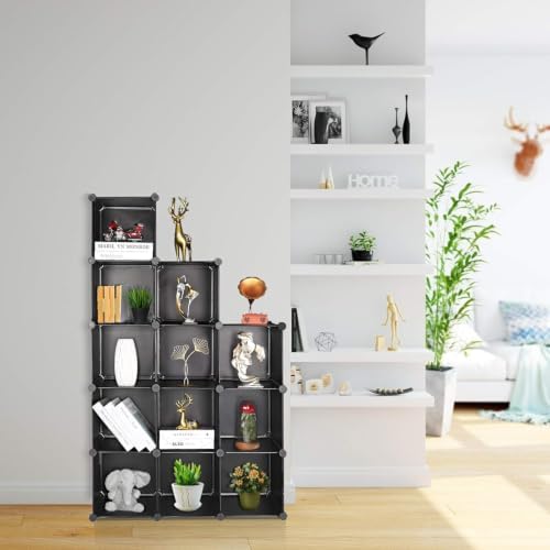 Cube Storage Organizer, DIY Plastic Closet Cabinet Modular Bookcase, Storage - Image 2