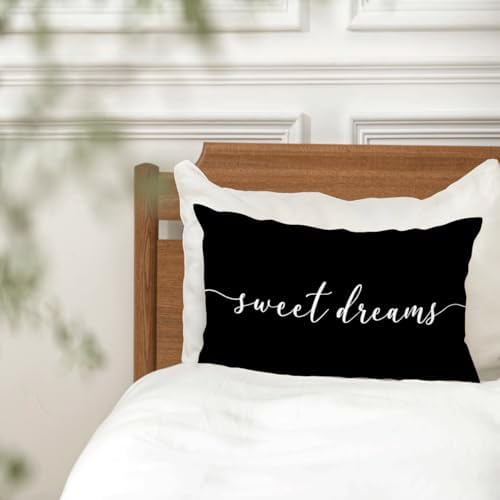 HONLUNG Black Decorative Pillow Covers, Decorative Pillows - Image 2