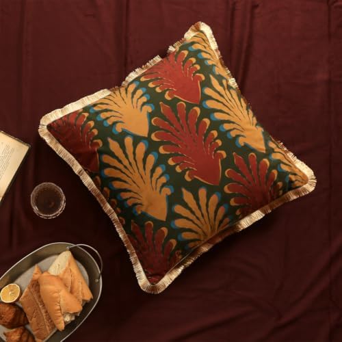 patdrea Designer Vintage Velvet Throw Pillow Cover - Image 7