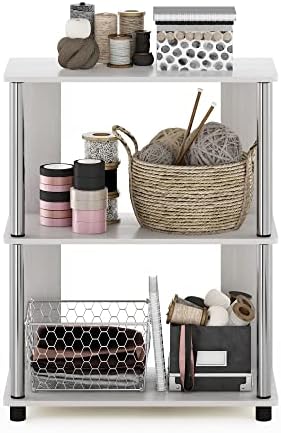 Furinno Jaya Simple Design 3-Tier Bookcase / Bookshelf / Display Rack - Image 4