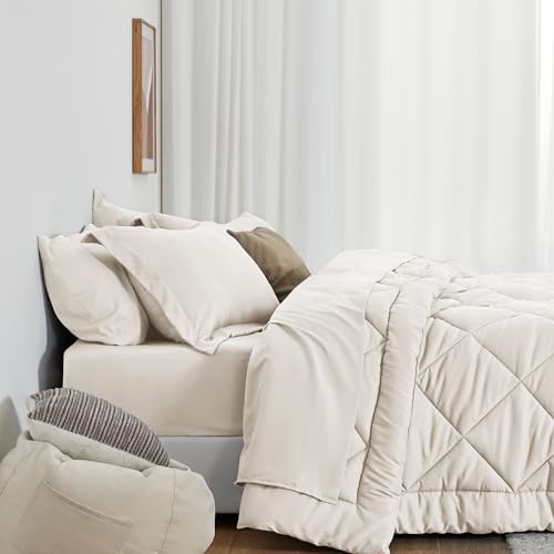 Love's cabin Twin Comforter Set, 5 Pieces Bed in a Bag - Image 3