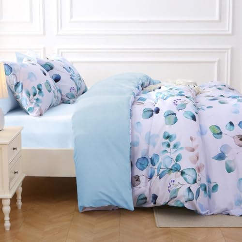 MUXHOMO California King Comforter Set, 7-Piece Floral Bed in a Bag - Image 4
