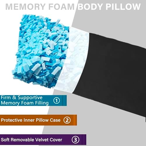 Body Pillow, Memory Foam Body Pillows - Image 2