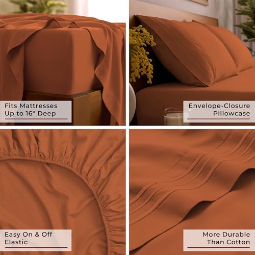 Mellanni Iconic 4-Piece Bed Sheet Set - Image 5