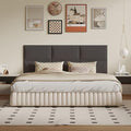 Gray Stick-On Wall Mounted Headboard by MAQQL