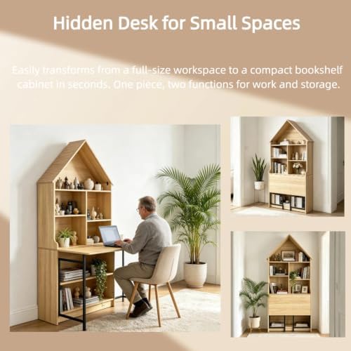 Modern White Arched Bookshelf - Image 3