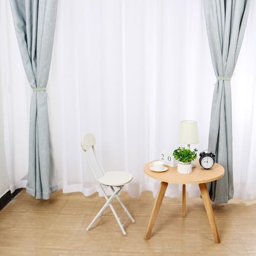 uxcell 4Pcs Curtain Tiebacks, 58cm/23 Braided Drapery Holdback Holder - Image 5